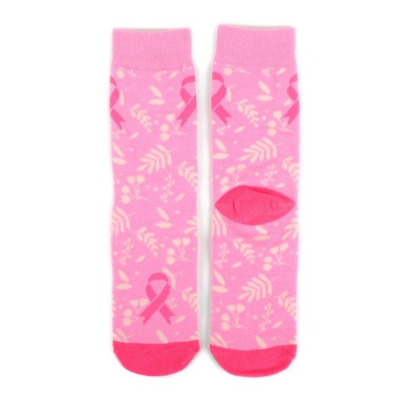 Women's Breast Cancer Awareness Novelty Socks - Picture 4 of 5